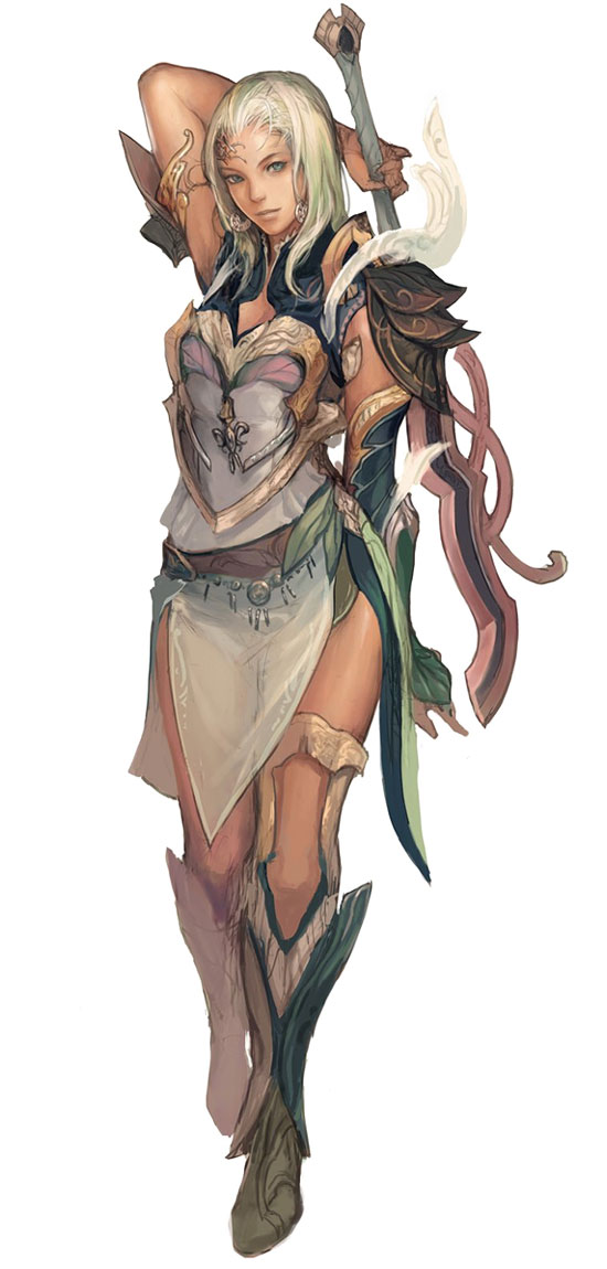Elyos Female Artwork from Aion