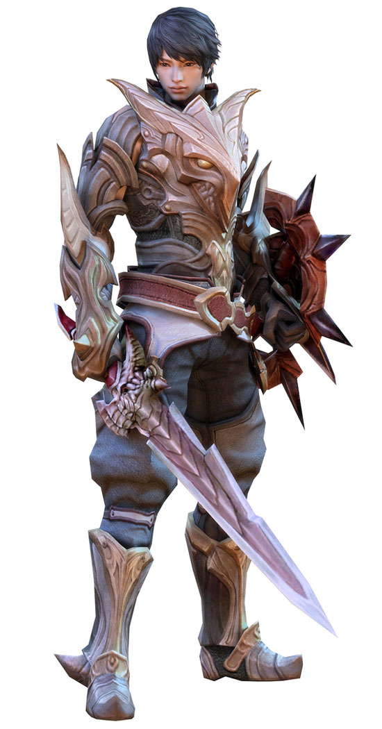 Elyos Male Templar Art from Aion