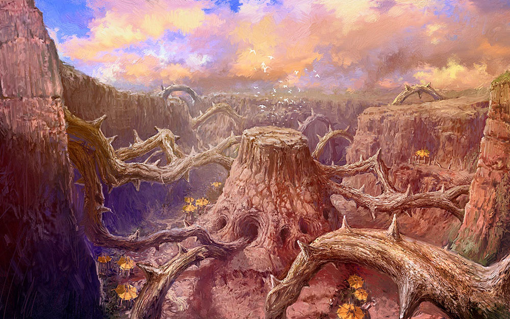 Elysea Canyon Concept Art from Aion