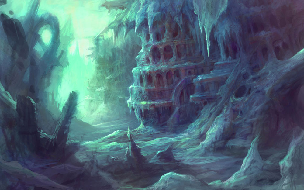 Asmodae Frozen Ruins Art from Aion
