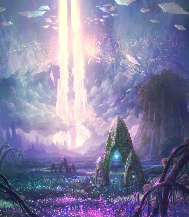 Asmodae Environment Artwork from Aion
