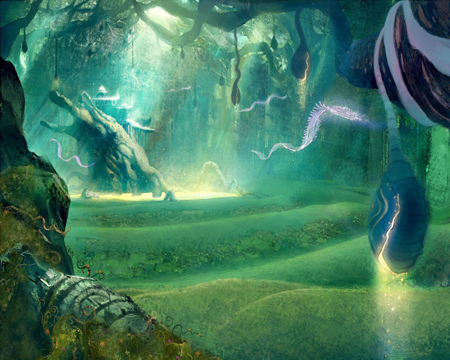 Environment Concept Art from Aion