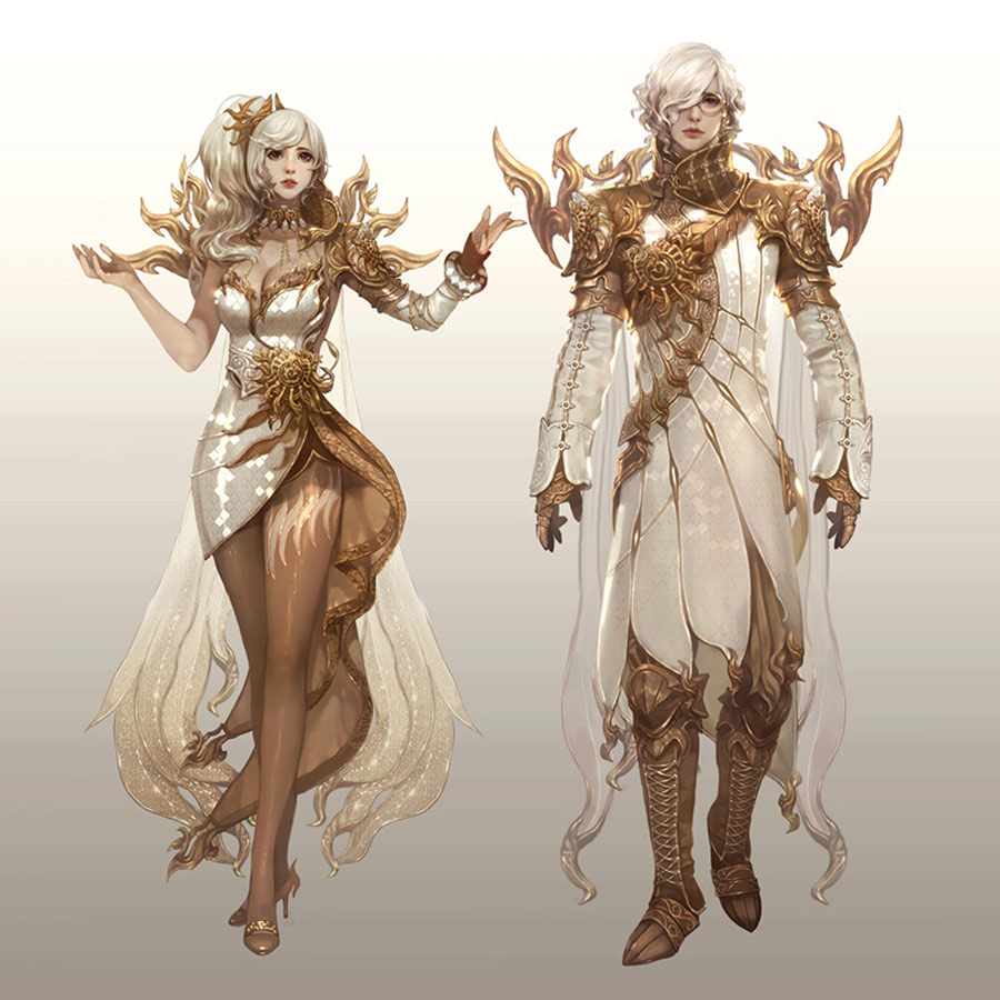 High Daeva Chain Armor Art from Aion