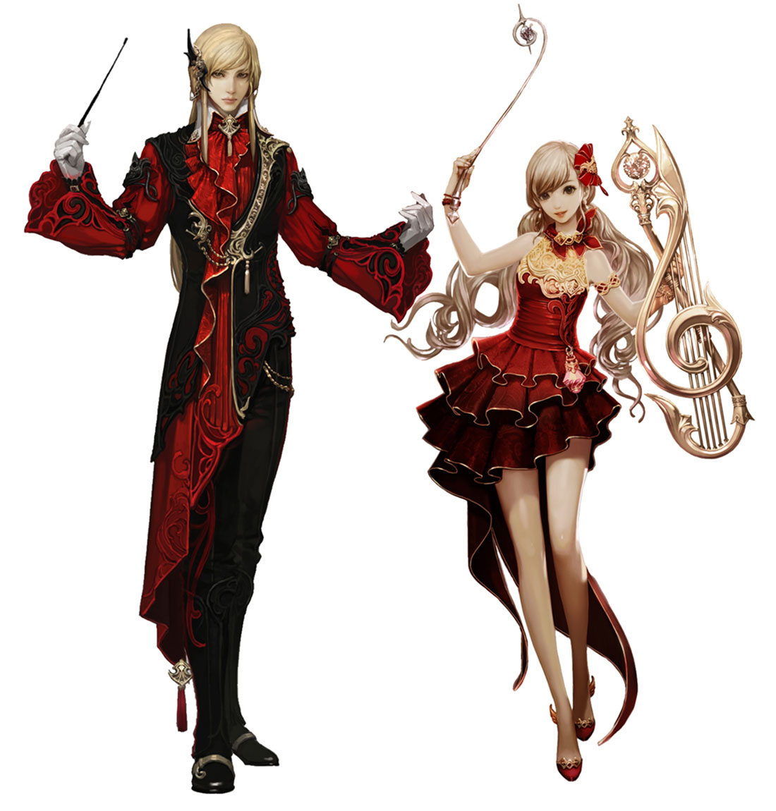Bard Hyperion Armor Art from Aion