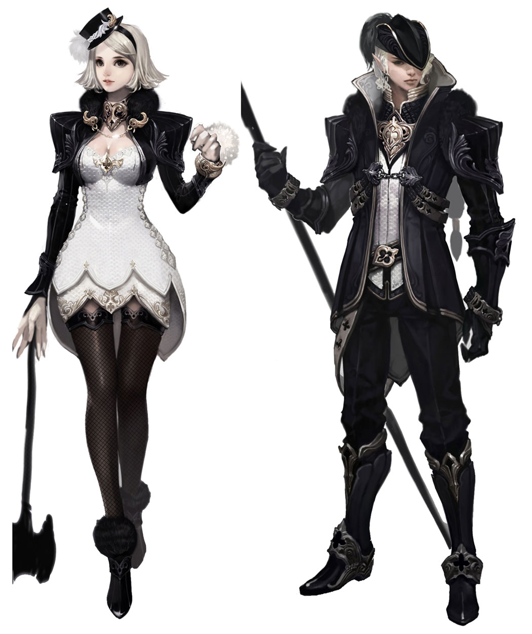 Kahrun's Chain Armor Art from Aion