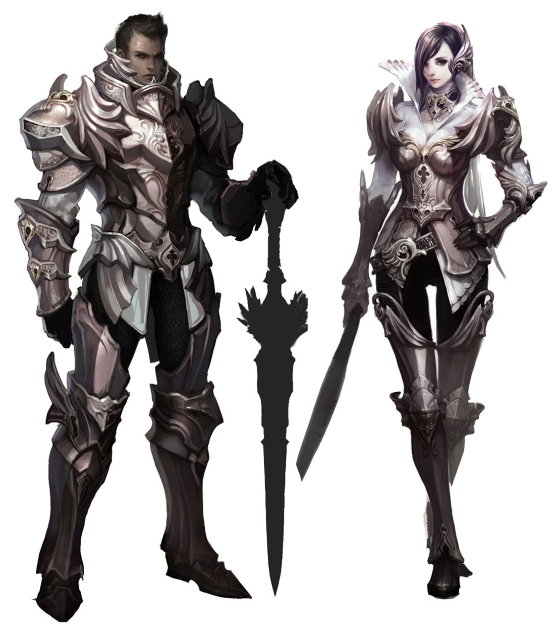 Kahrun's Plate Armor Art from Aion