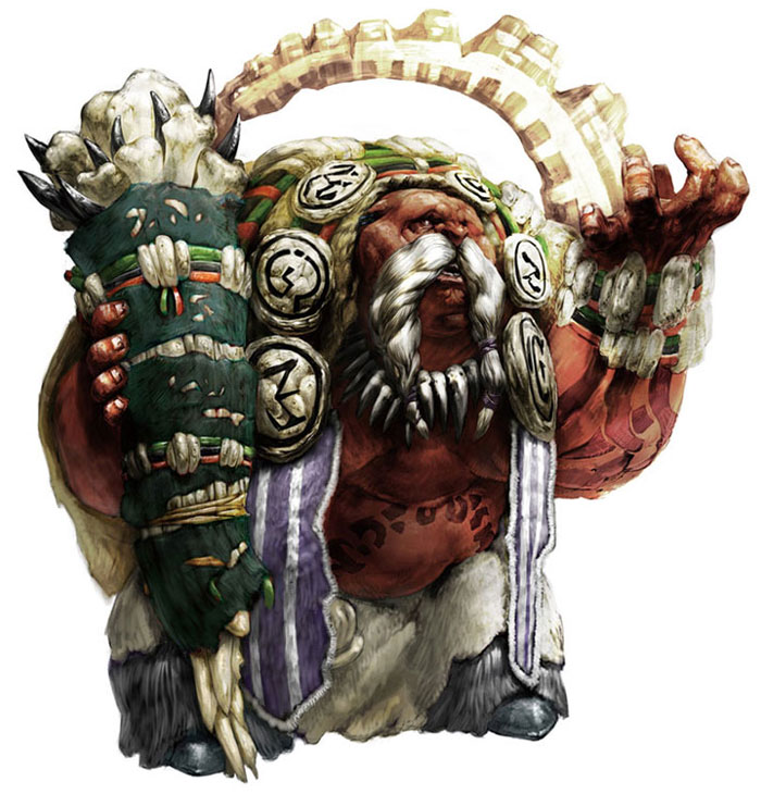 Krall Shaman Art from Aion