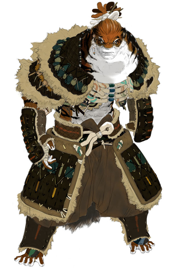 Mau Male Art from Aion
