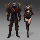Renewed Dark Poeta Plate Armor