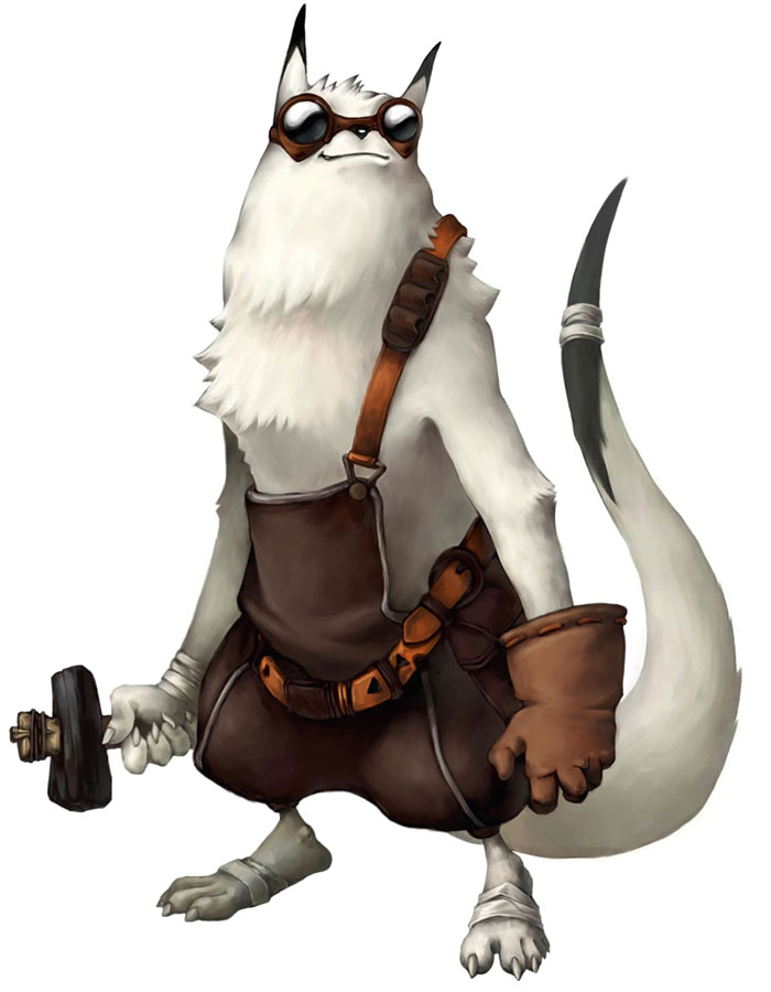 Shugo Male Art from Aion