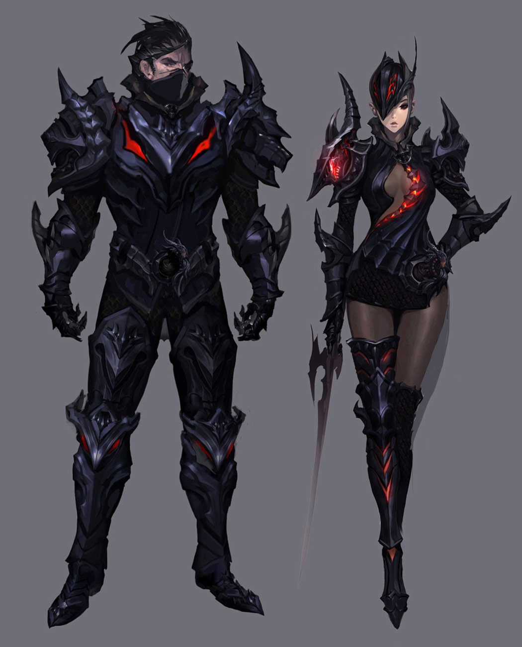 Tiamat Plate Armor Art from Aion