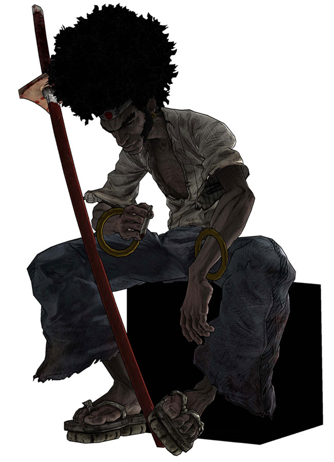 Afro Resting Art from Afro Samurai