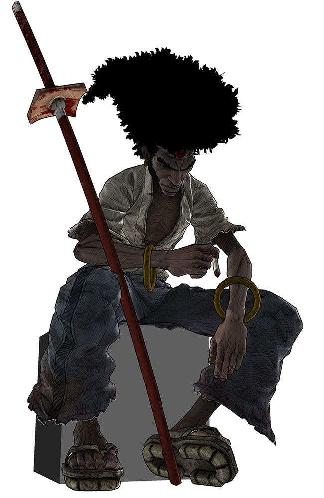 Afro Resting Artwork from Afro Samurai