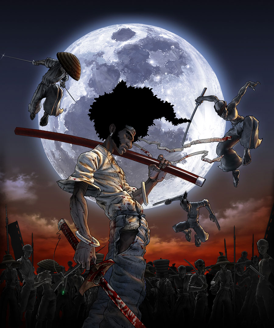 Afro Promotional Illustration from Afro Samurai