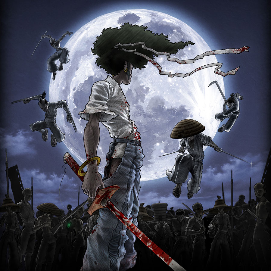 Afro Promo Illustration from Afro Samurai