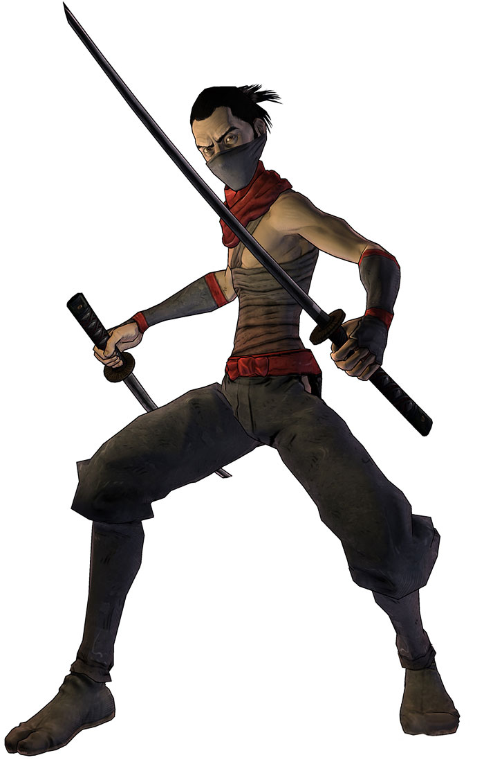 Male Ninja Art from Afro Samurai