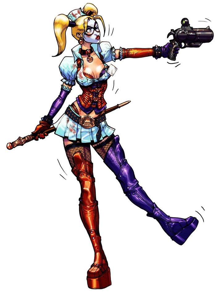 Harley Quinn Art from Batman: Arkham Asylum