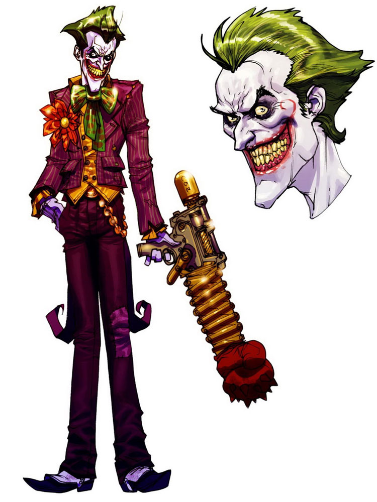 Joker Art from Batman: Arkham Asylum