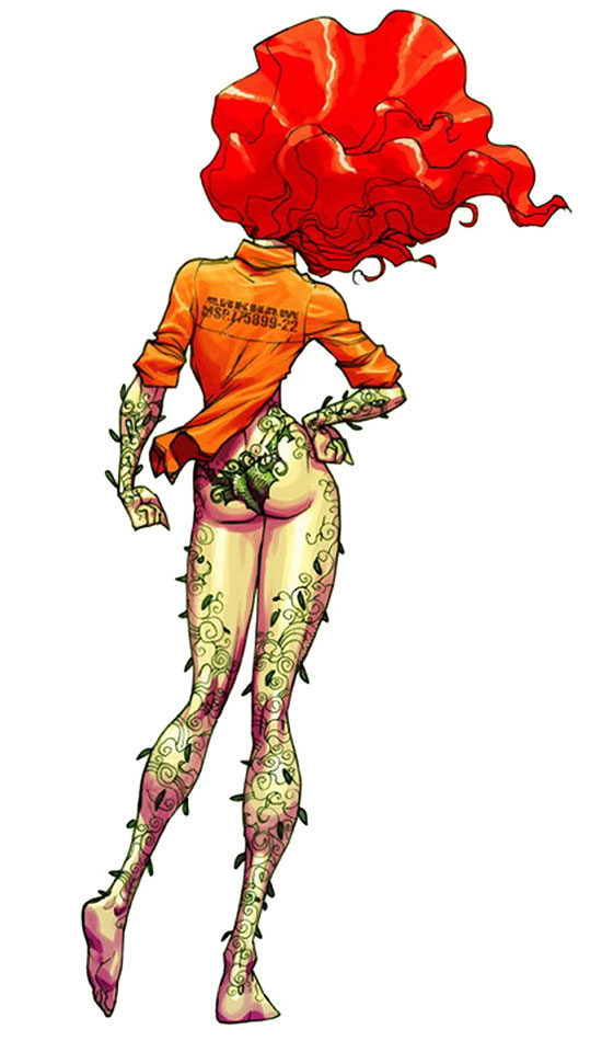 Poison Ivy Backside Art from Batman: Arkham Asylum