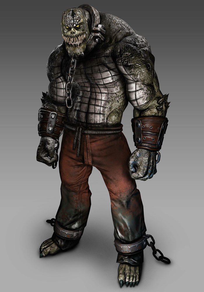Killer Croc Render from Batman: Arkham Asylum