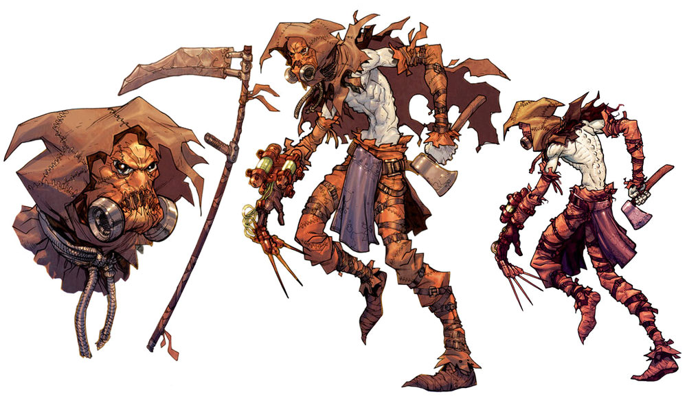 Scarecrow Art from Batman: Arkham Asylum