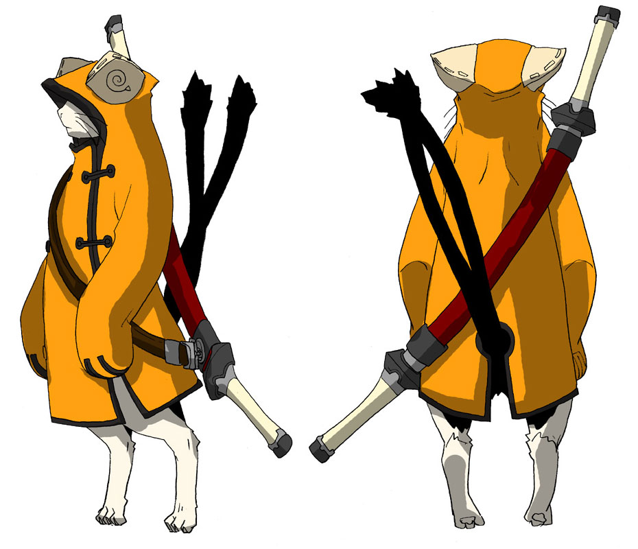 Jubei Concept Artwork from BlazBlue: Calamity Trigger