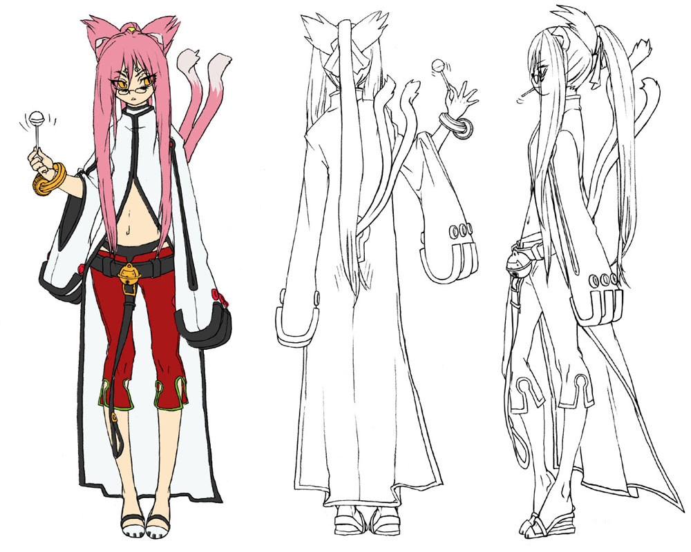 Kokonoe Concept Art from BlazBlue: Calamity Trigger