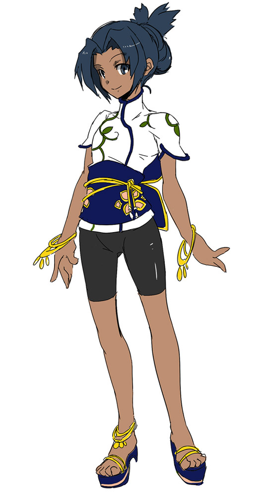 Linhua Concept Art from BlazBlue: Calamity Trigger