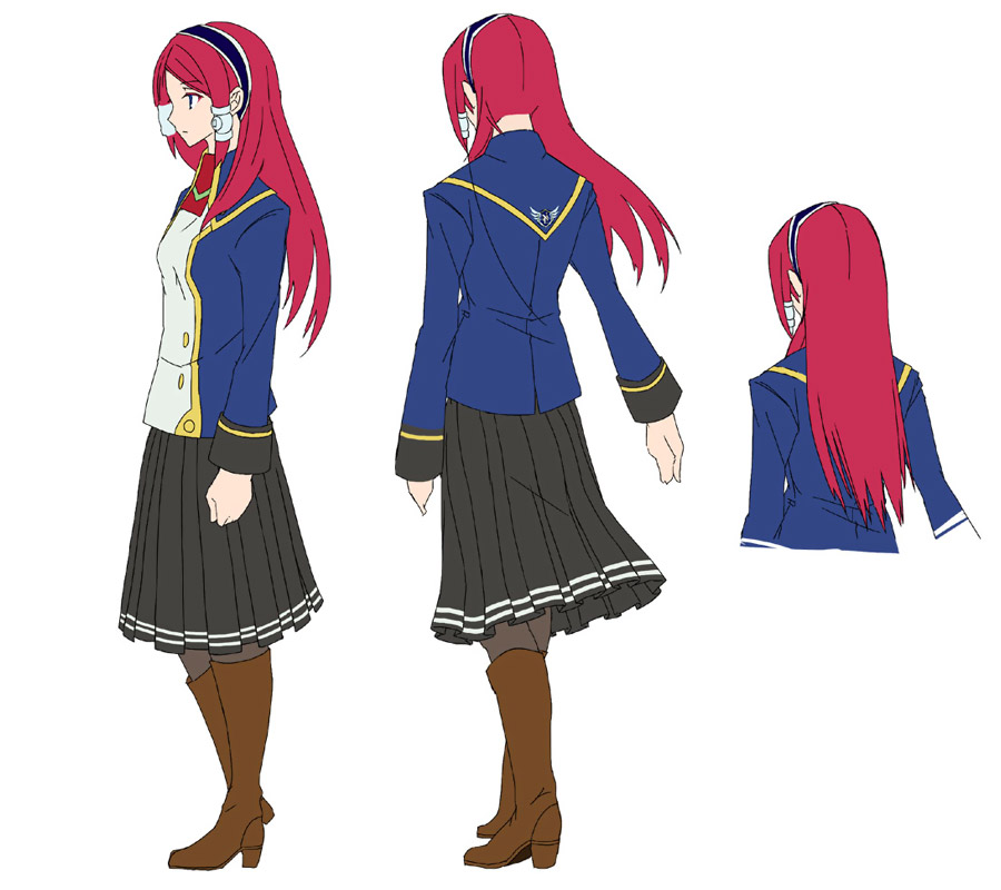 Tsubaki Yayoi Concept Art from BlazBlue: Calamity Trigger