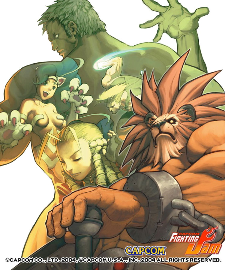 Character Art from Capcom Fighting Evolution