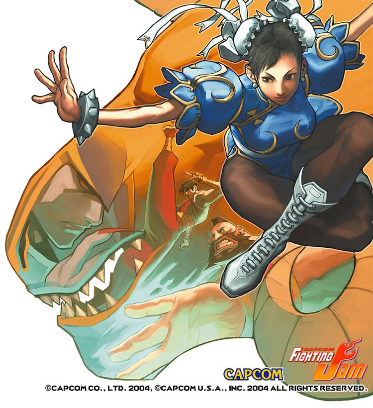 Character Art from Capcom Fighting Evolution