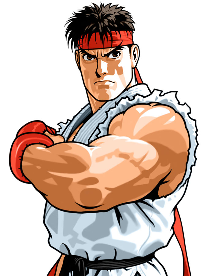 Ryu Art from Capcom Fighting Evolution