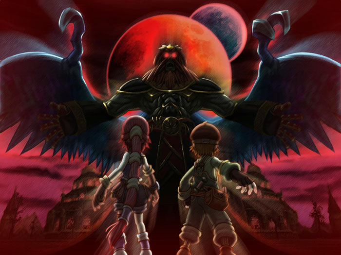 Main Characters & Emperor Griffon from Dark Cloud 2