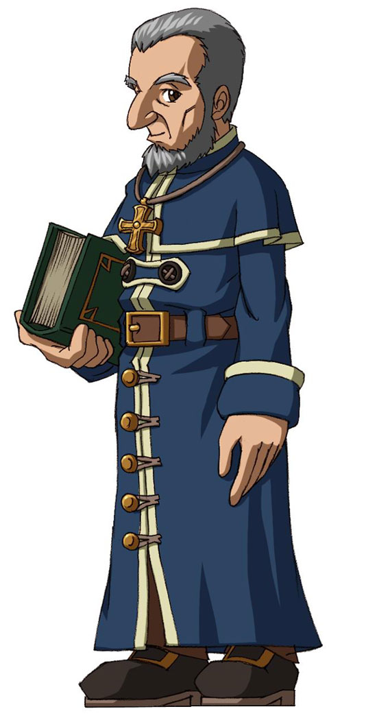 Priest Bruno Art from Dark Cloud 2
