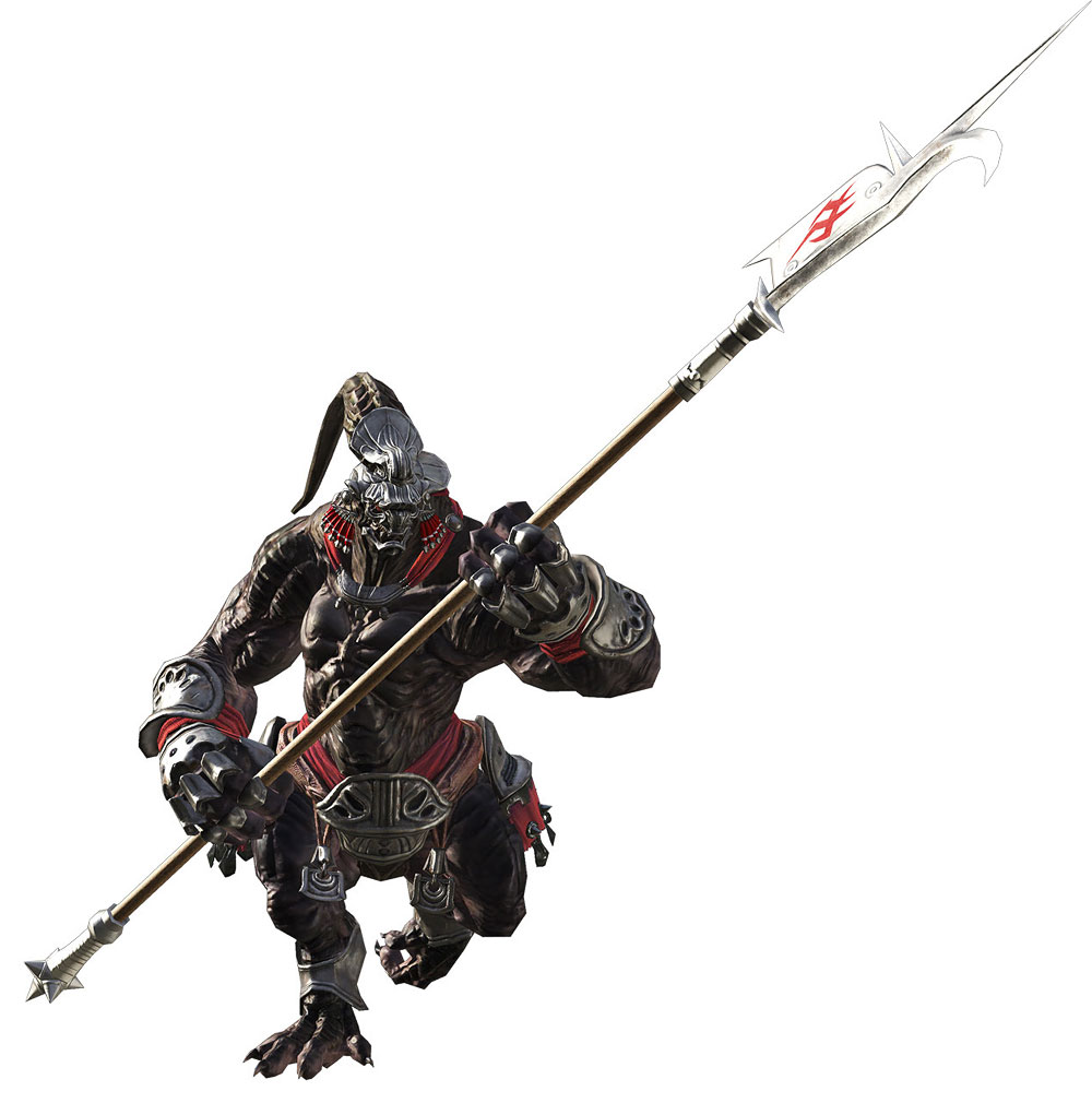 Amalj'aa Lancer Art from Final Fantasy XIV