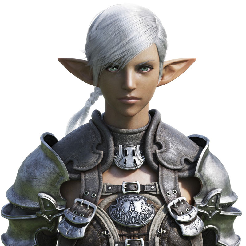 Elezen Female Art from Final Fantasy XIV