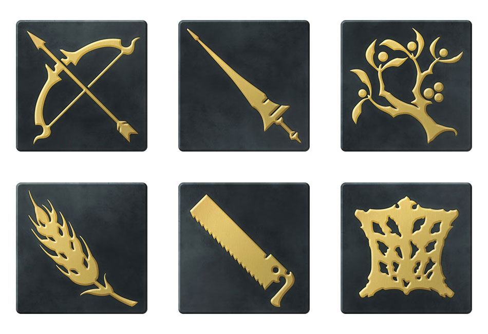 Guild Signs Artwork from Final Fantasy XIV
