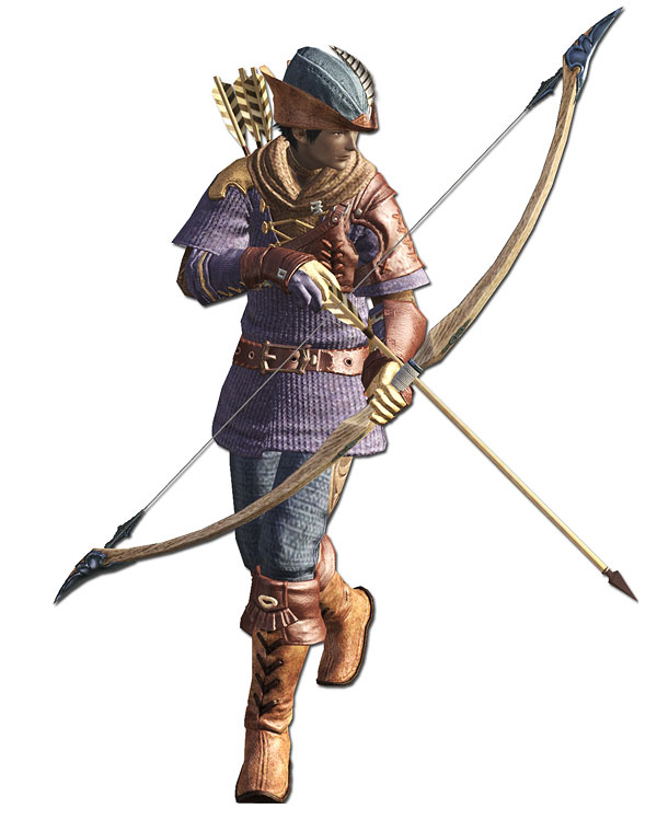 Hyur Archer Art from Final Fantasy XIV