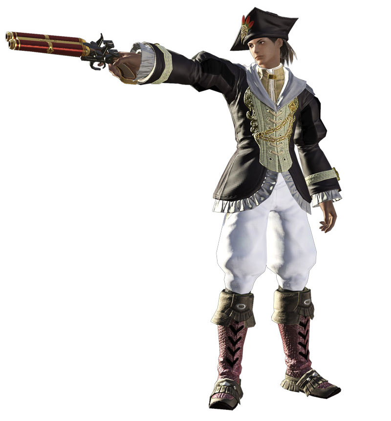 Hyur Disciple of War Art from Final Fantasy XIV