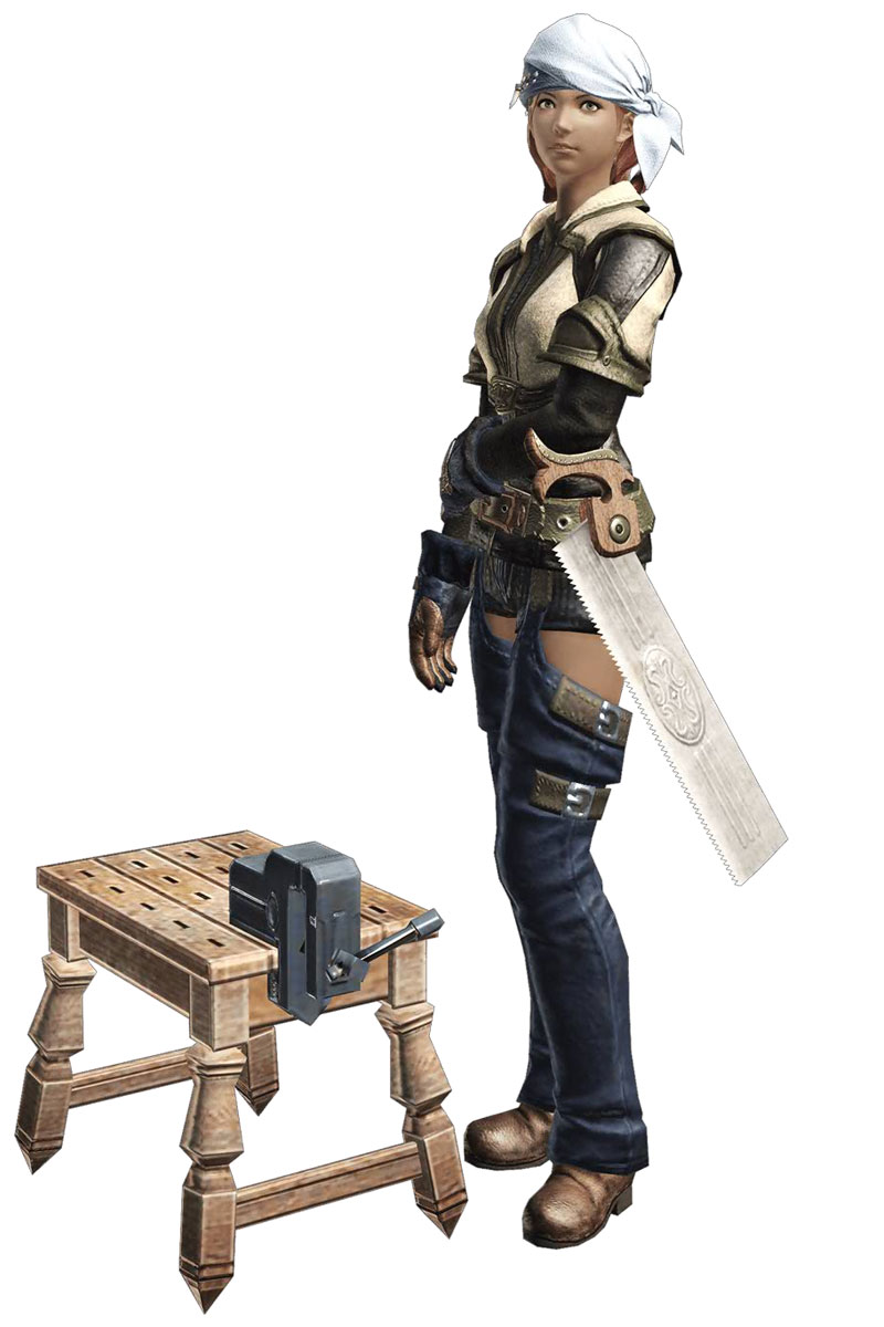 Hyur Carpenter Art from Final Fantasy XIV