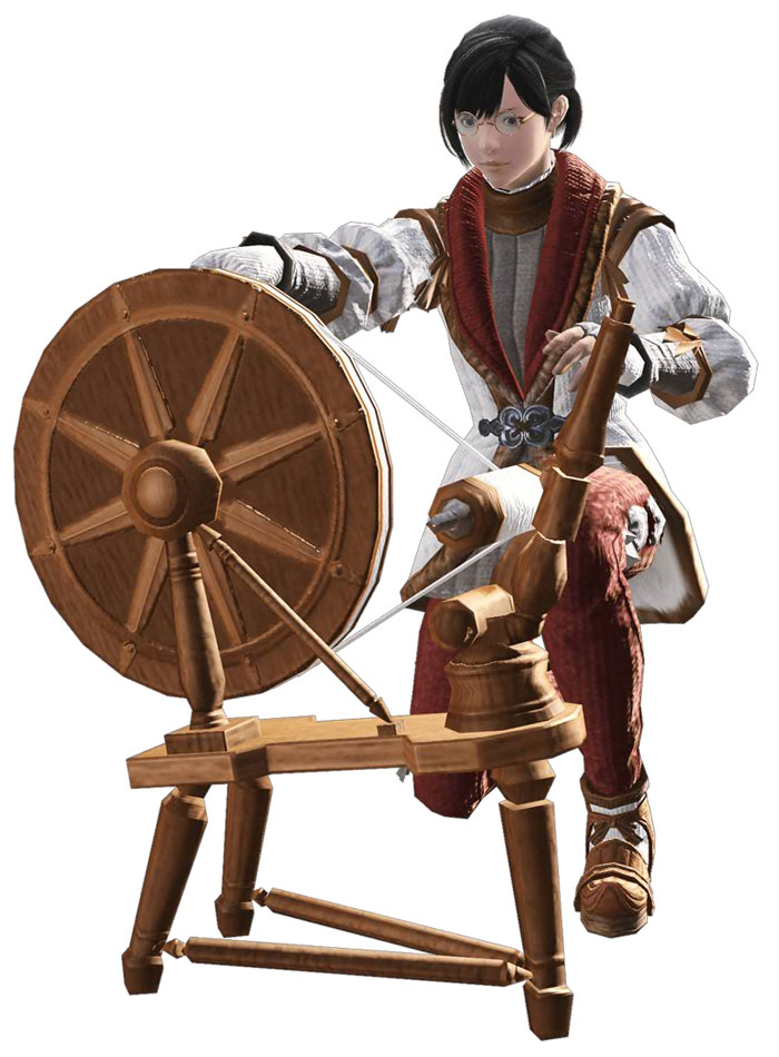 Hyur Weaver Art from Final Fantasy XIV