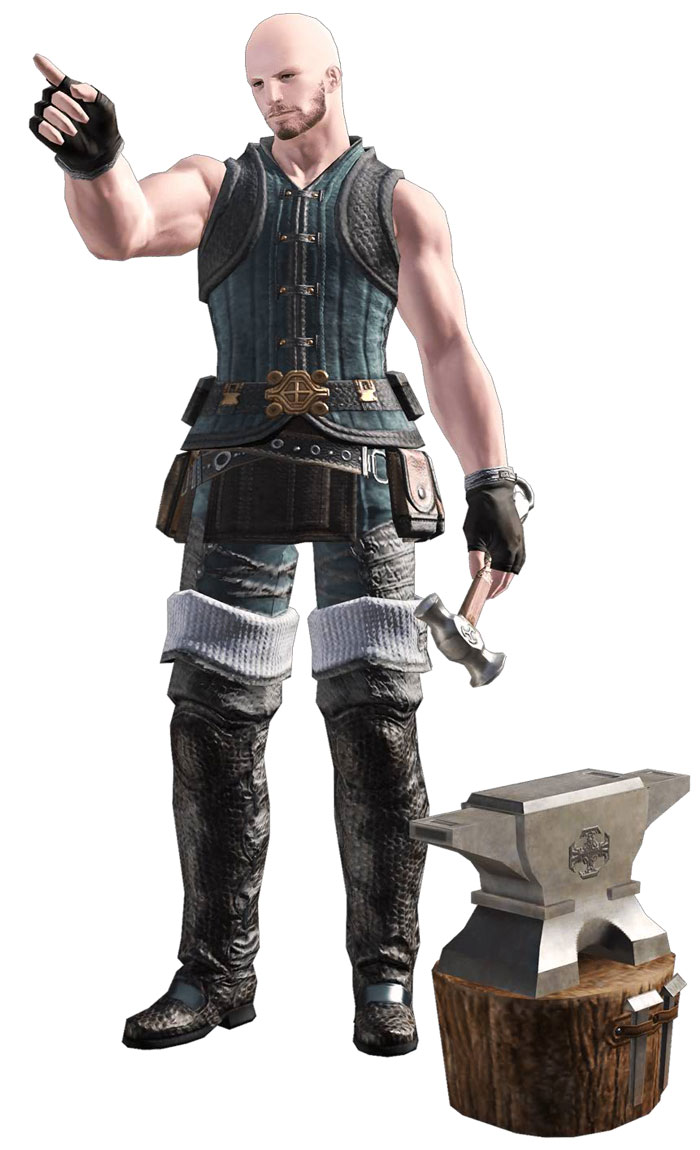 Hyur Armorer Art from Final Fantasy XIV
