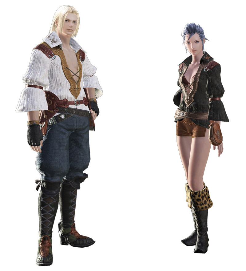 Midland Hyur Art from Final Fantasy XIV