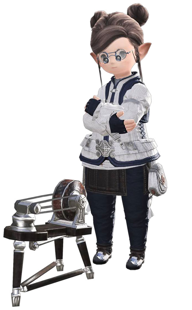 Lalafell Goldsmith Art from Final Fantasy XIV