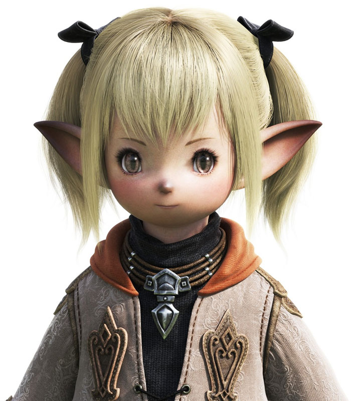 Lalafell Female Art from Final Fantasy XIV