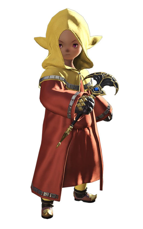 Lalafell Male Thaumaturge Art from Final Fantasy XIV