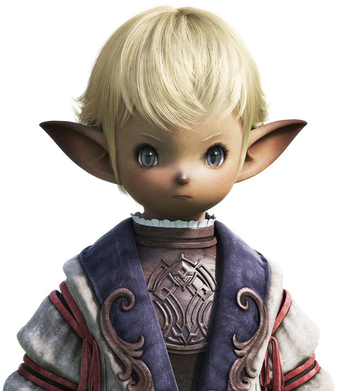 Lalafell Male Art from Final Fantasy XIV