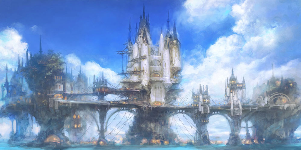 Limsa Lominsa Art from Final Fantasy XIV