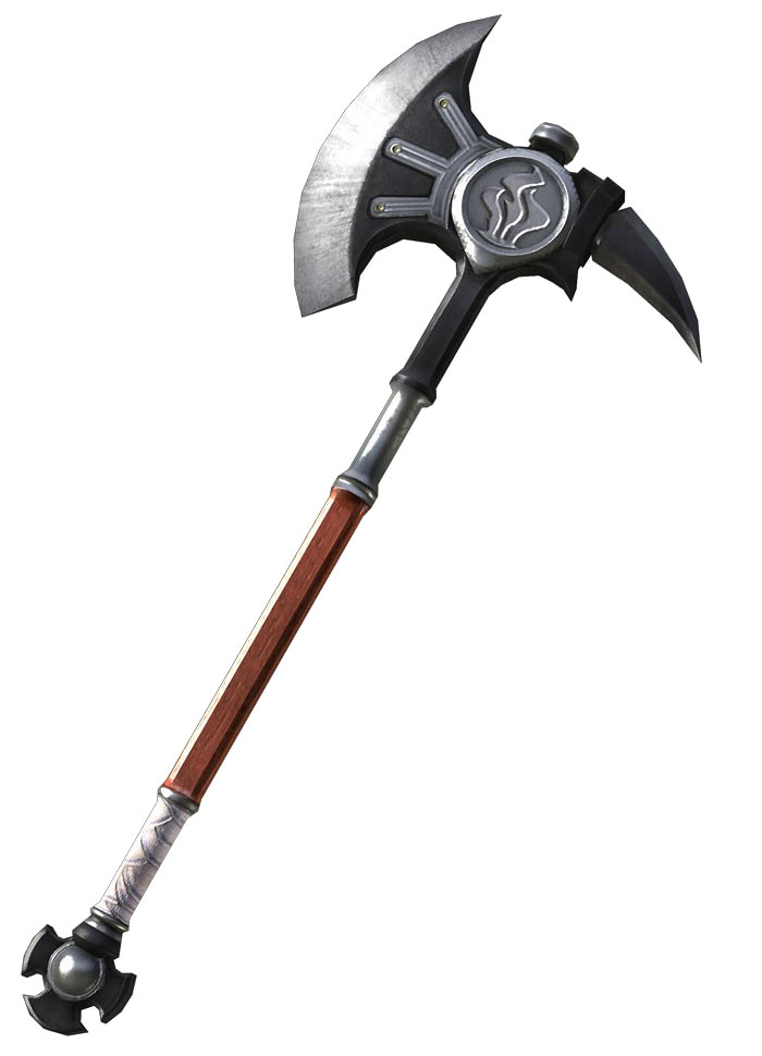 Marauder War Axe Art from Final Fantasy XIV