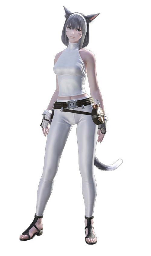 Keepers of the Moon Miqo'te Art from Final Fantasy XIV